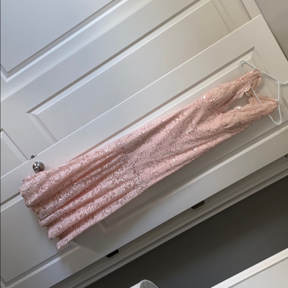 Coral Sequin dress